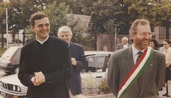 Ingresso Don Sergio Turato, nuovo parroco di Fossona 19 giugno 1994 