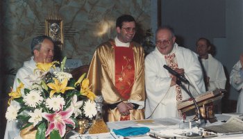 Ingresso Don Sergio Turato, nuovo parroco di Fossona 19 giugno 1994